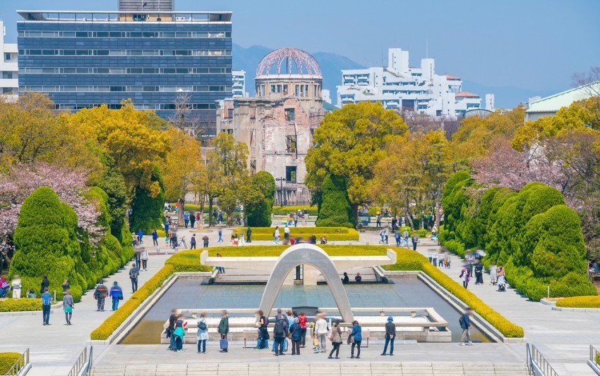 Khu tưởng niệm Hòa bình Hiroshima – Genbaku Dome ở Nhật Bản