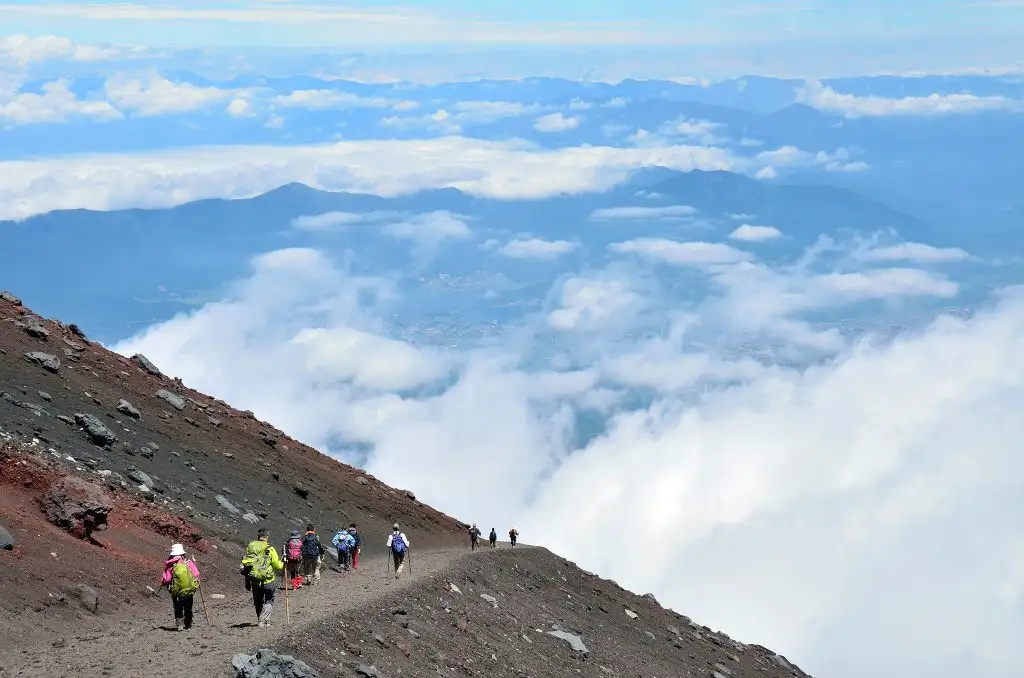 Thời điểm tốt nhất để leo núi Phú Sĩ Nhật Bản