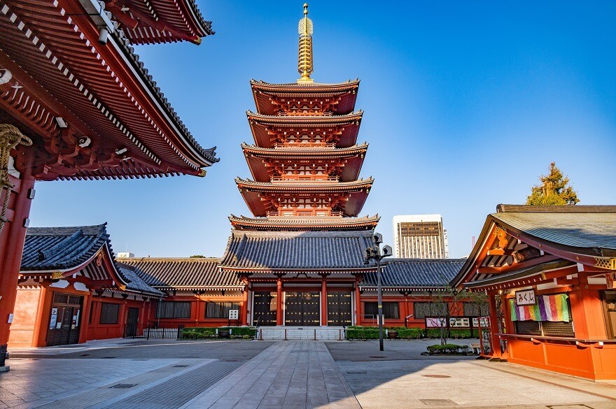 Chùa Asakusa - Nơi tôn giáo và văn hóa đậm chất Nhật Bản