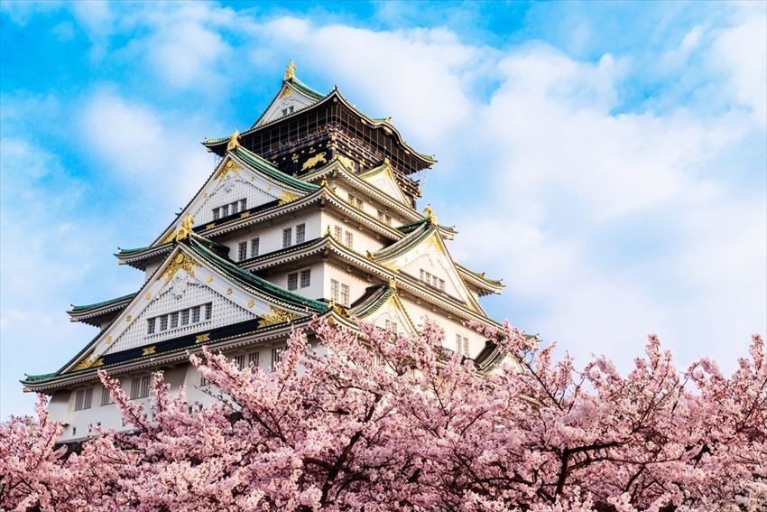 Lâu đài Osaka tọa lạc tại thành phố Osaka, Nhật Bản. Ảnh: internet