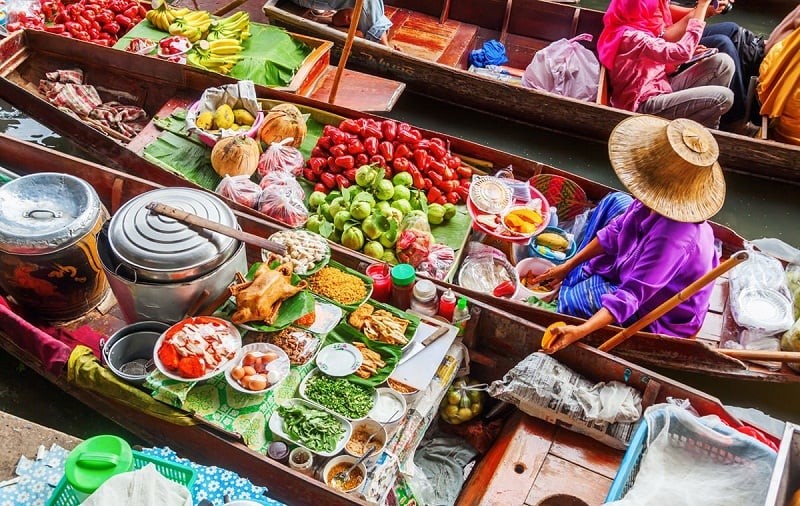 Kinh nghiệm đi chợ nổi Thái Lan