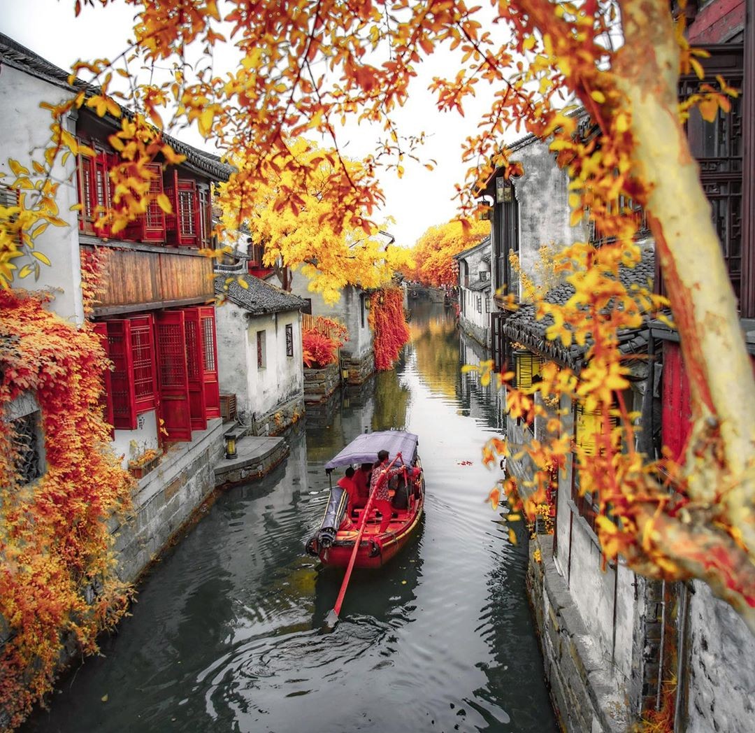 Khung cảnh lãng mạn mùa thu ở Tô Châu