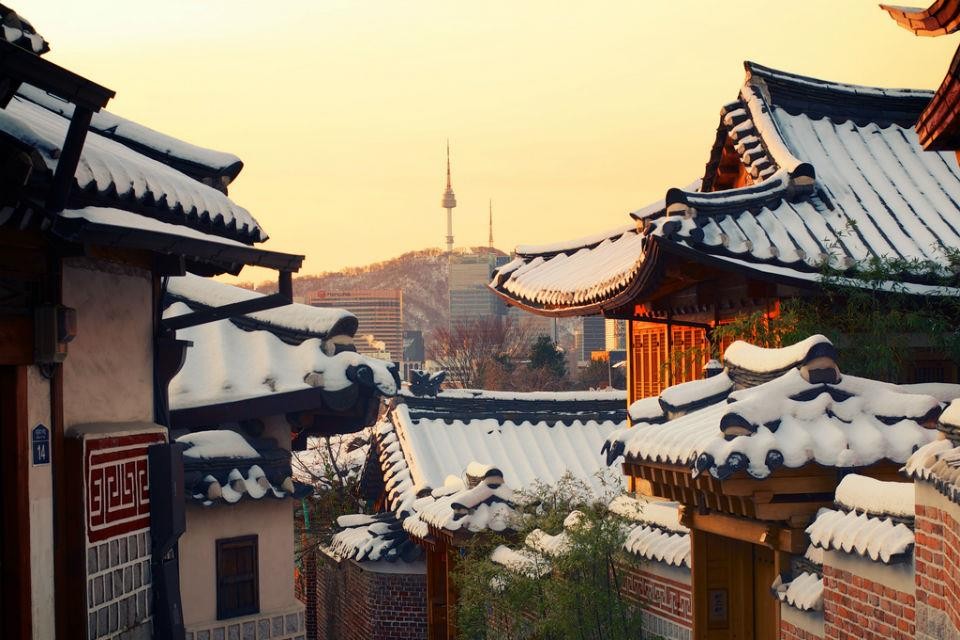 Mùa đông bình yên ở làng cổ Bukchon Hanok