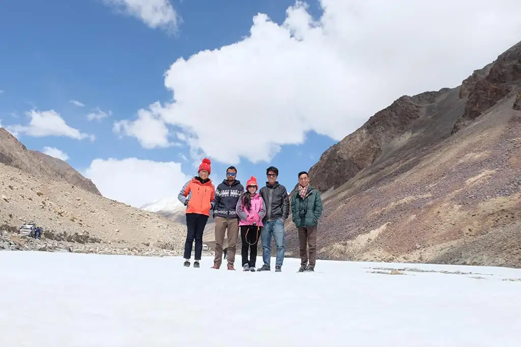 Thời tiết ở Ladakh Ấn Độ có khi rất lạnh 