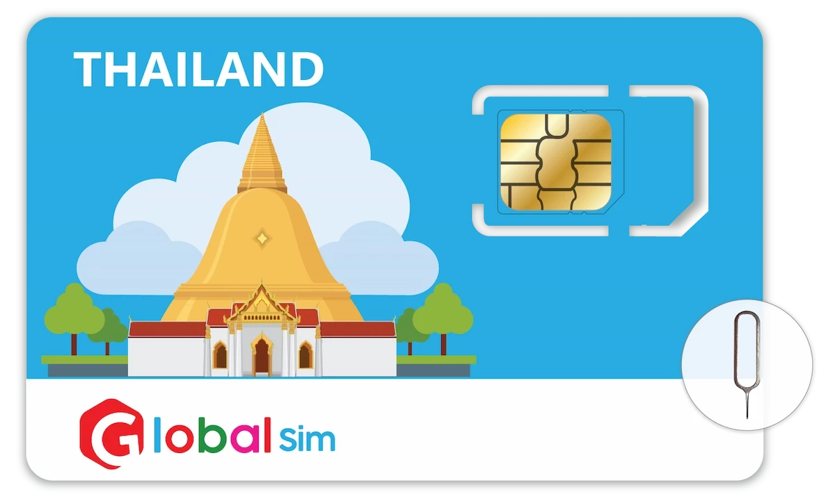 Trang bị SIM di động để có internet, và gọi điện khi cần thiết tại Thái Lan.