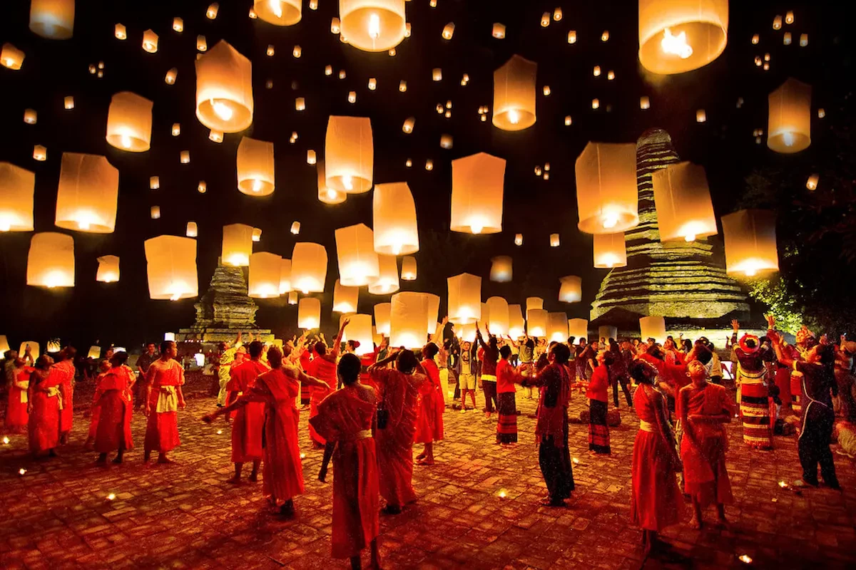 Lễ hội Visakha Bucha lễ hội Phật giáo quan trọng tại Thái Lan.