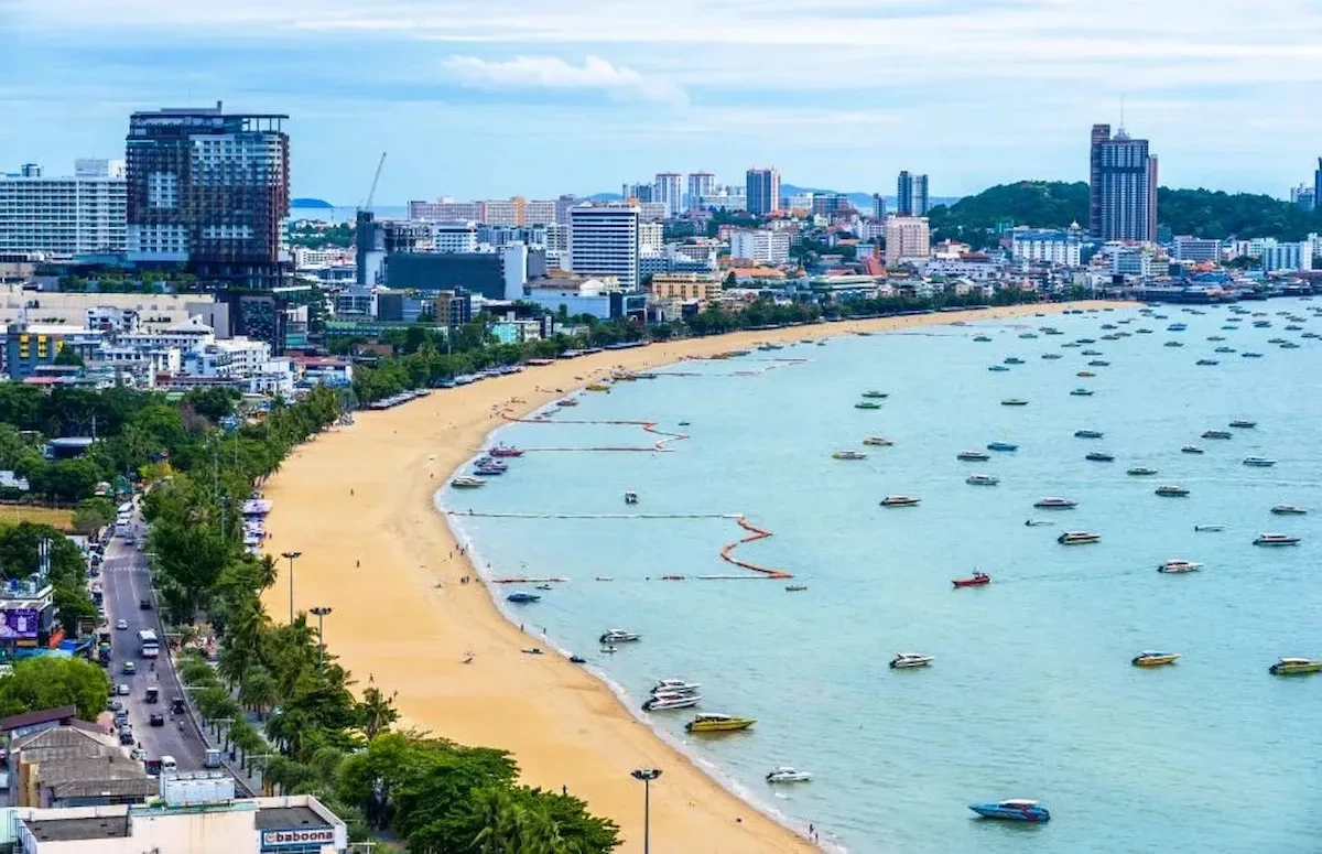 Bãi biển Pattaya Thái Lan.