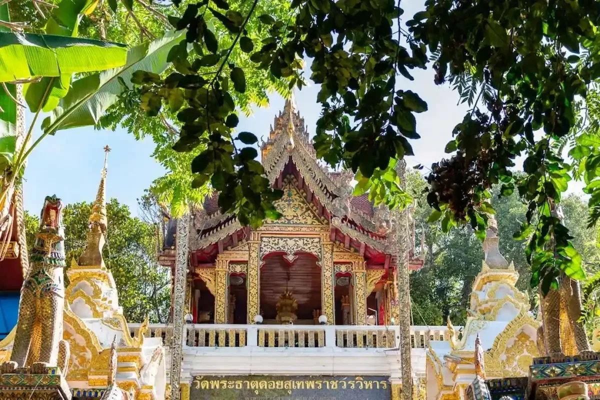 Chùa Wat Phrathat Doi Suthep Thái Lan.