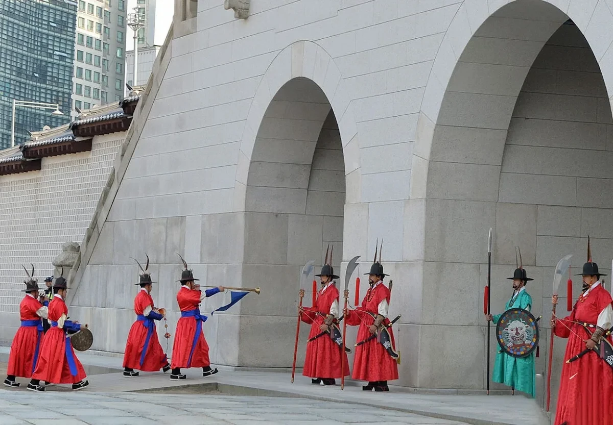 Lễ thay Lính Gác - cung điện Gyeongbok