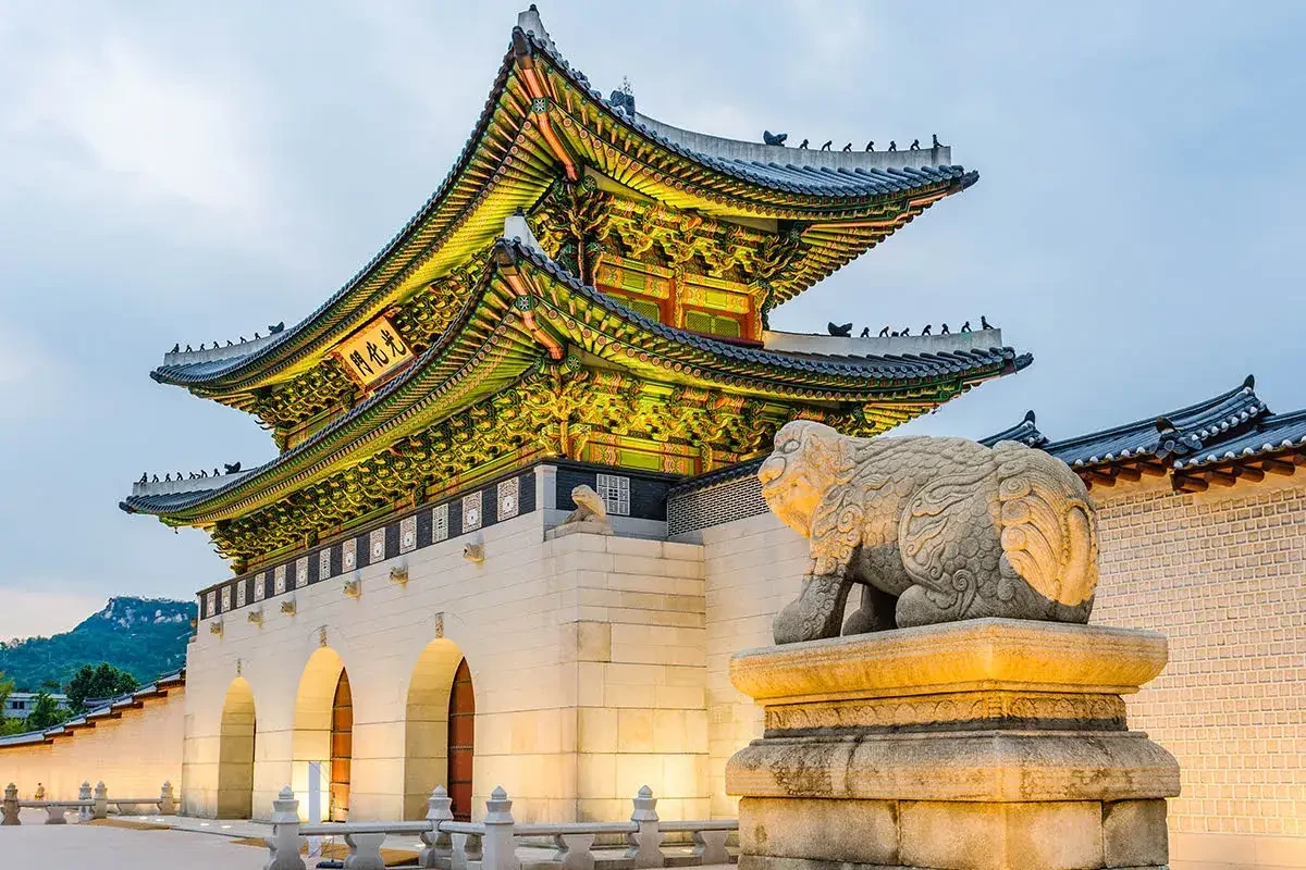 Cổng Gwanghwamun - cung điện Gyeongbok