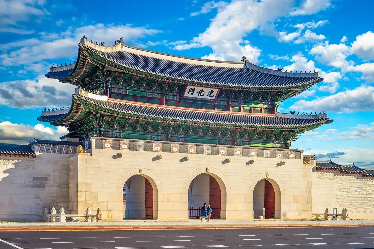 Cổng Gwanghwamun - quảng trường Gwanghwamun