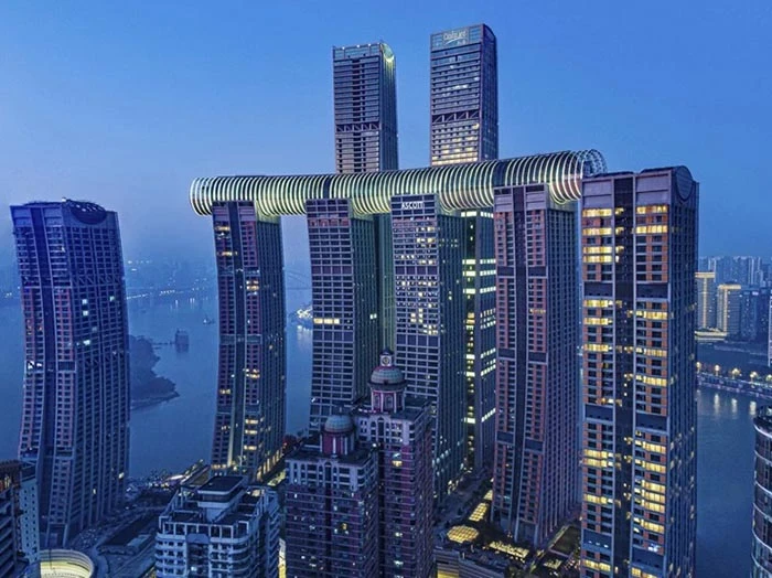 Tòa nhà nằm ngang cao nhất thế giới tại Trùng Khánh