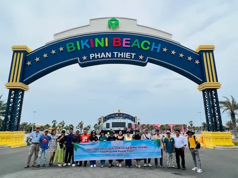 ĐOÀN TRƯỜNG THCS LAM SƠN BÌNH THẠNH - 2N1Đ KHÁM PHÁ VÙNG ĐẤT CÁT TRẮNG VÀ NẮNG VÀNG PHAN THIẾT 
