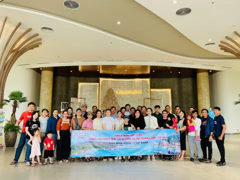 ĐỒNG HÀNH CÙNG QUÝ ĐOÀN TRUNG TÂM QUAN TRẮC TÀI NGUYÊN VÀ MÔI TRƯỜNG TỈNH TÂY NINH TRONG CHUYẾN ĐẢO BÌNH HƯNG - CAM RANH